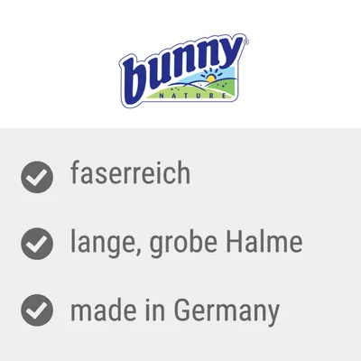 bunny nature. Fasereich, lange grobe Halme, made in Germany.