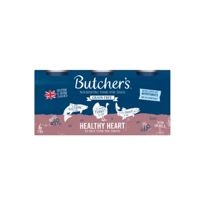 Butcher's Grain Free Healthy Heart 6 x 390g - Mixed Pack Butcher's Grain Free Healthy Heart 6 x 390g - Mixed Pack
