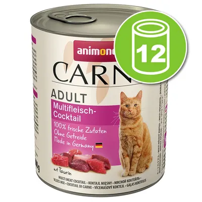 Lot animonda Carny Adult 12 x 800 g pour chat