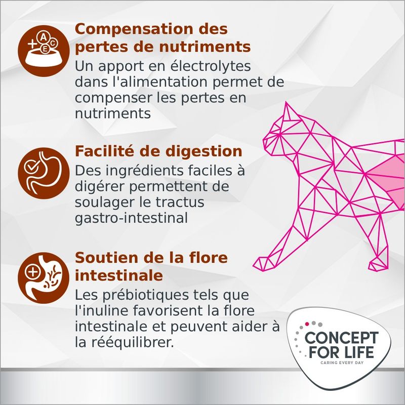 Concept for Life Veterinary Diet Gastro Intestinal pour chat
