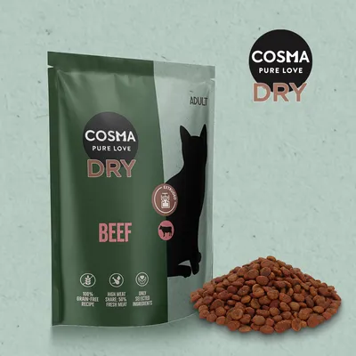 Cosma Extruded Beef Dry Food