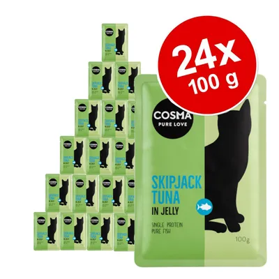 Økonomipakke: 24 x 100 g Cosma Original portionsposer