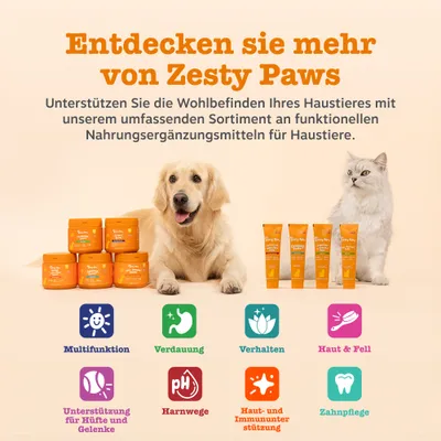 Entdecken Sie mehr von Zesty Paws. Nahrungsergänzungsmittel für Haustiere: Multifunktion, Verdauung, Verhalten, Haut & Fell, Hüfte und Gelenke, Harnwege, Immunsystem, Zahnpflege. Entdecken Sie mehr von Zesty Paws. Nahrungsergänzungsmittel für Haustiere: Multifunktion, Verdauung, Verhalten, Haut & Fell, Hüfte und Gelenke, Harnwege, Immunsystem, Zahnpflege.