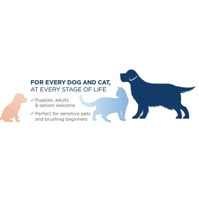 Til hver hund og kat, i alle livsstadier. Hvalpe, voksne dyr og seniorer er velkomne. Perfekt til følsomme dyr og begyndere inden for børstning. Til hver hund og kat, i alle livsstadier. Hvalpe, voksne dyr og seniorer er velkomne. Perfekt til følsomme dyr og begyndere inden for børstning.