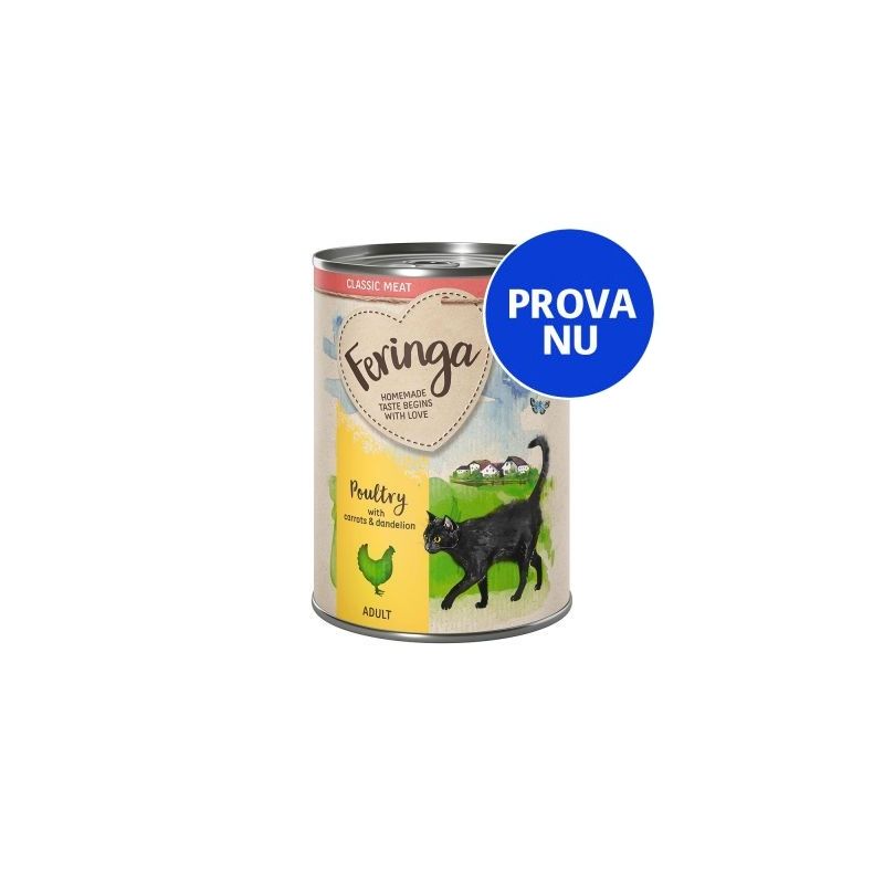 Blandat provpack: Feringa Classic Meat 6 x 400 g 