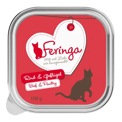 Feringa kissanruoka, naudanliha ja siipikarja, 100 g.