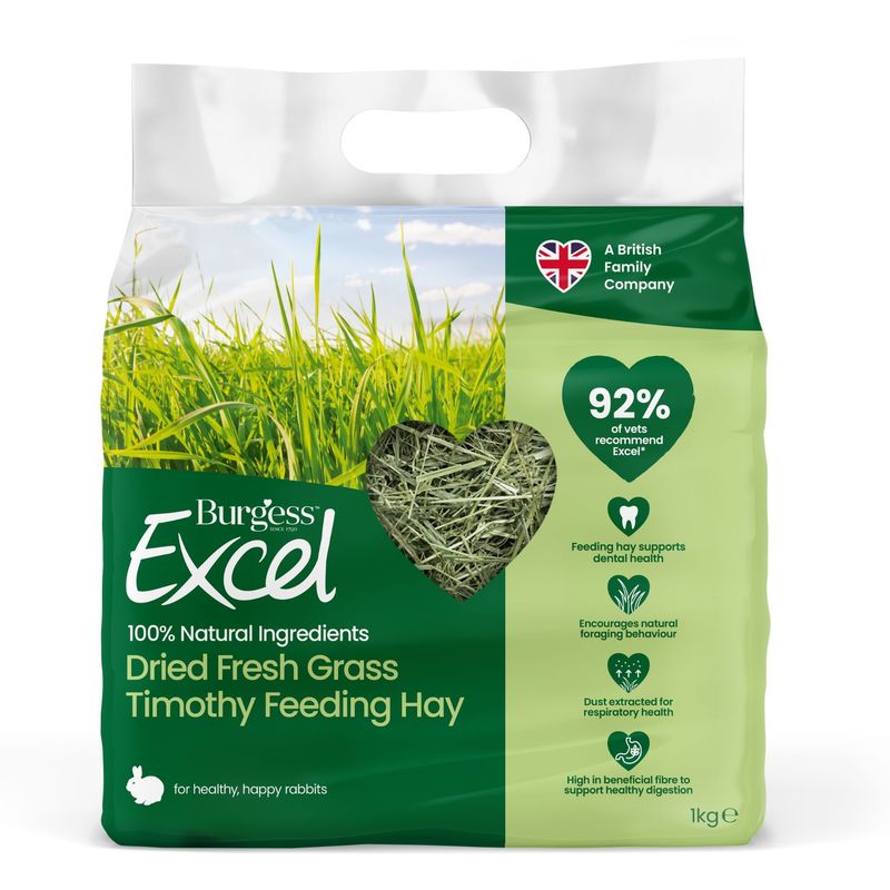 Burgess Excel Dried Fresh Grass Timothy Feeding Hay