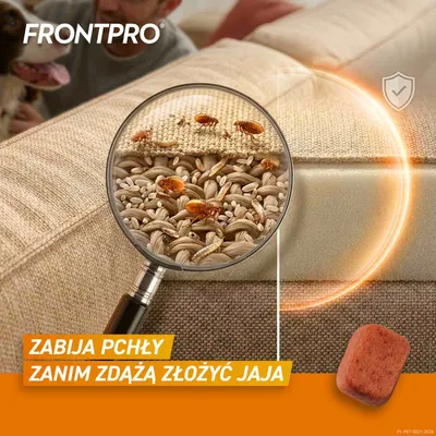 FRONTPRO® tabletki na pchły i kleszcze, dla psów od 10 do 25 kg FRONTPRO® tabletki na pchły i kleszcze, dla psów od 10 do 25 kg