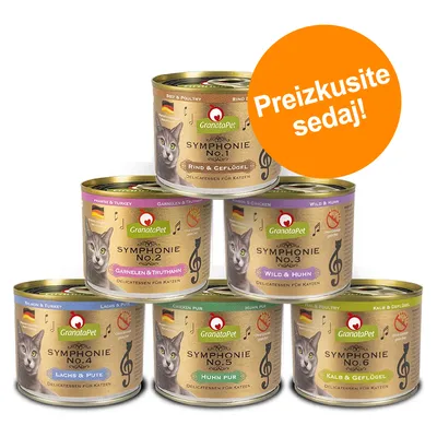 GranataPet Symphonie poskusno pakiranje 6 x 200 g