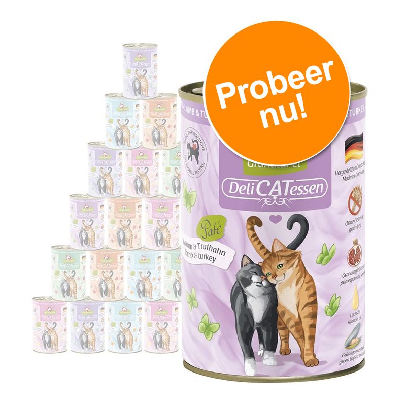 Probeerpakket GranataPet DeliCatessen 24 x 400 g