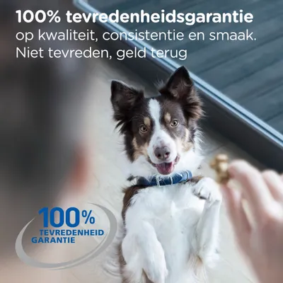 100% tevredenheidsgarantie op kwaliteit, consistentie en smaak. Niet tevreden, geld terug. 100% tevredenheid garantie.