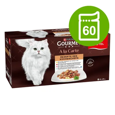 Mégapack Gourmet à la Carte 60 x 85 g