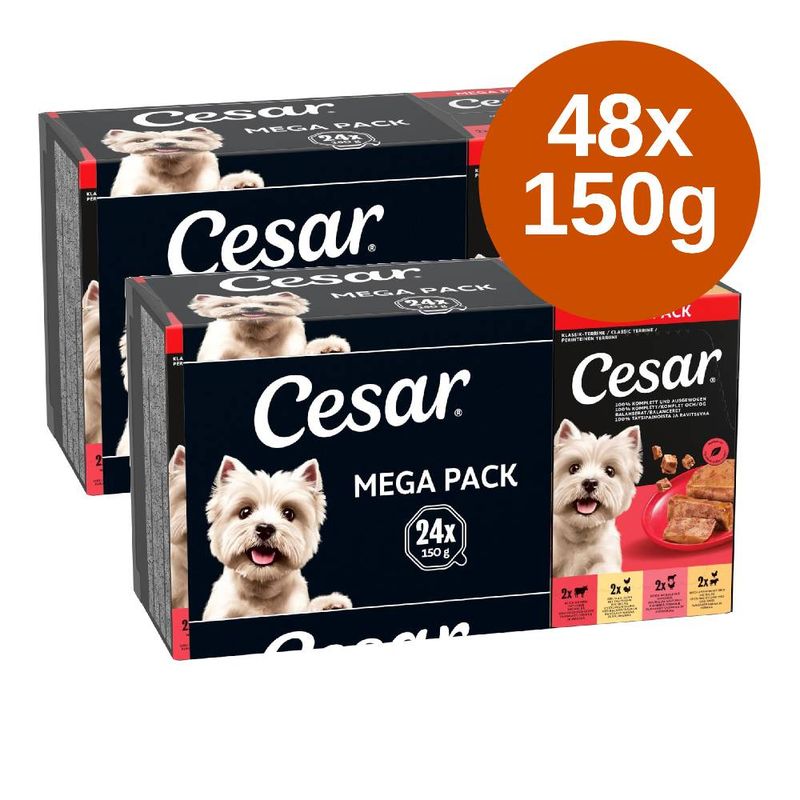 Cesar tálcás vegyes gazdaságos csomag 48 x 150 g