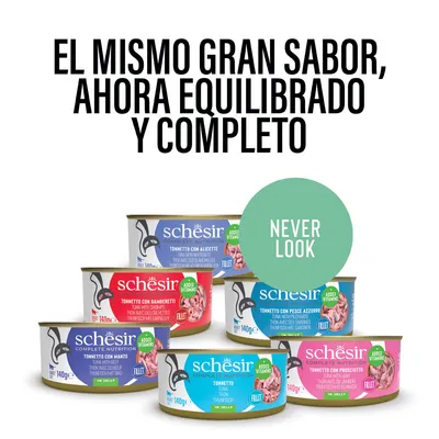 Schesir Complete Nutrition Filete en gelatina 6 x 140 g