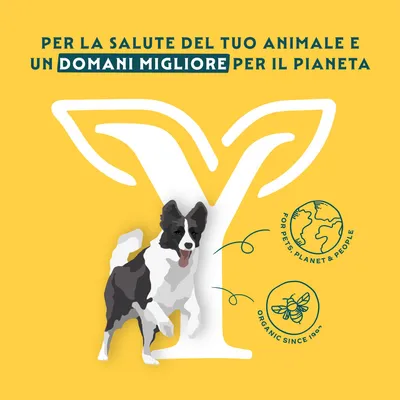 Per la salute del tuo animale e un futuro migliore per il pianeta. Sigillo: Per animali, pianeta & persone; Organic dal 1992. Per la salute del tuo animale e un futuro migliore per il pianeta. Sigillo: Per animali, pianeta & persone; Organic dal 1992.