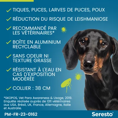 Collier antiparasitaire Seresto® pour chien