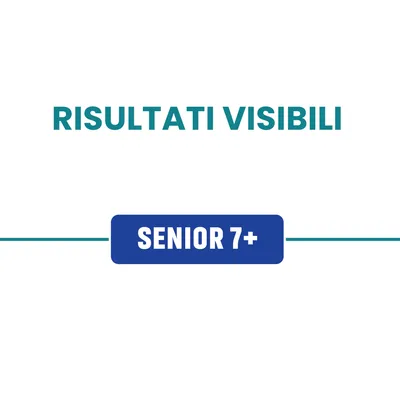 Testo: RISULTATI VISIBILI. SENIOR 7+