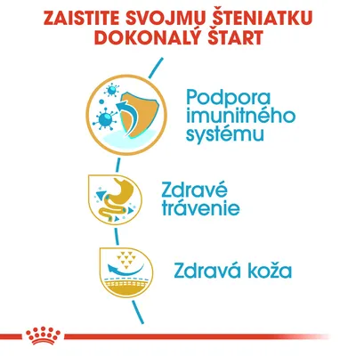 Zaistite svojmu šteniatku dokonalý štart. Podpora imunitného systému, zdravé trávenie, zdravá koža.