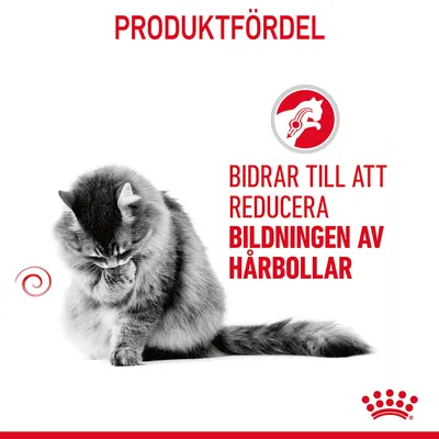 PRODUKTFÖRDEL. Bidrar till att reducera bildningen av hårbollar.