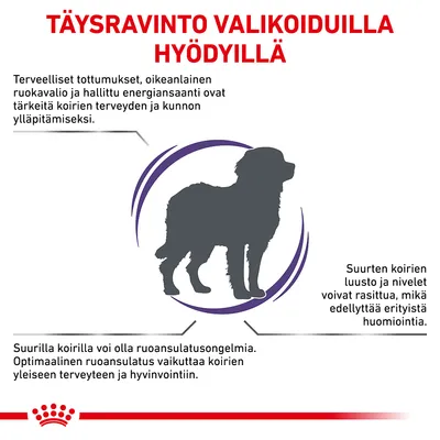 TÄYSRAVINTO VALIKOITUJILLA HYÖDYILLÄ. Terveelliset tottumukset, oikeanlainen ruokavalio ja hallittu energiansaanti ovat tärkeitä koirien terveydelle ja kunnolle.