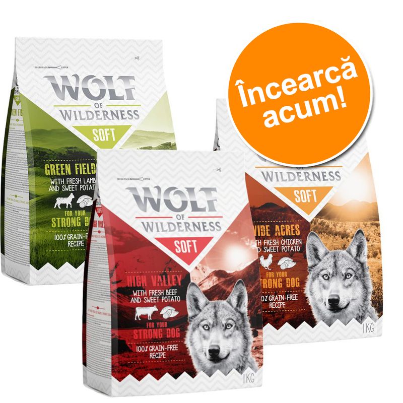 Wolf of Wilderness "Soft & Strong" - Pachet mixt de testare