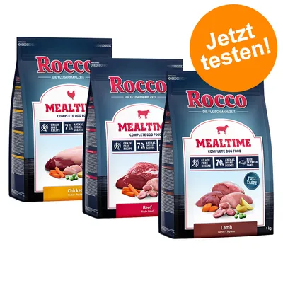 3 x 1 kg Rocco Mealtime - gemischtes Probierpaket