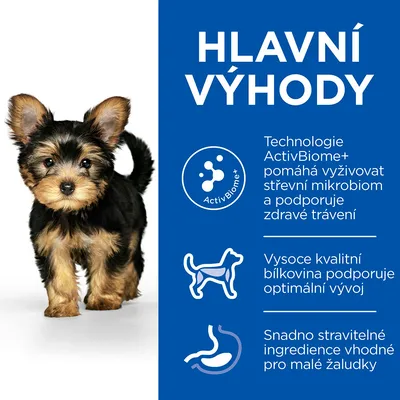 Hlavní výhody: Technologie ActivBiome+ pomáhá vyživovat střevní mikrobiom, vysoce kvalitní bílkovina podporuje optimální vývoj, snadno stravitelné ingredience pro malé žaludky.