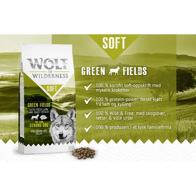 Wolf of Wilderness Adult "Soft" - Blandet pakke