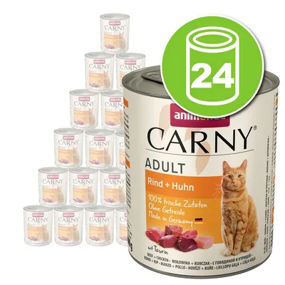 Lot animonda Carny Adult 24 x 800 g pour chat