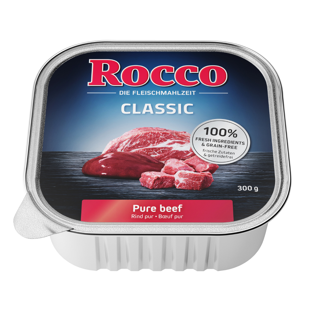 Rocco Classic Vaschette 9 x 300 g - Manzo Puro