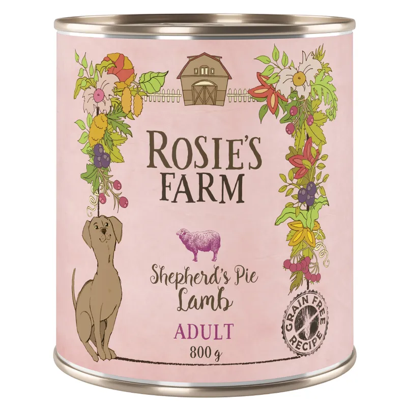 Rosie's Farm 24 x 800 g - Pack Ahorro - Cordero