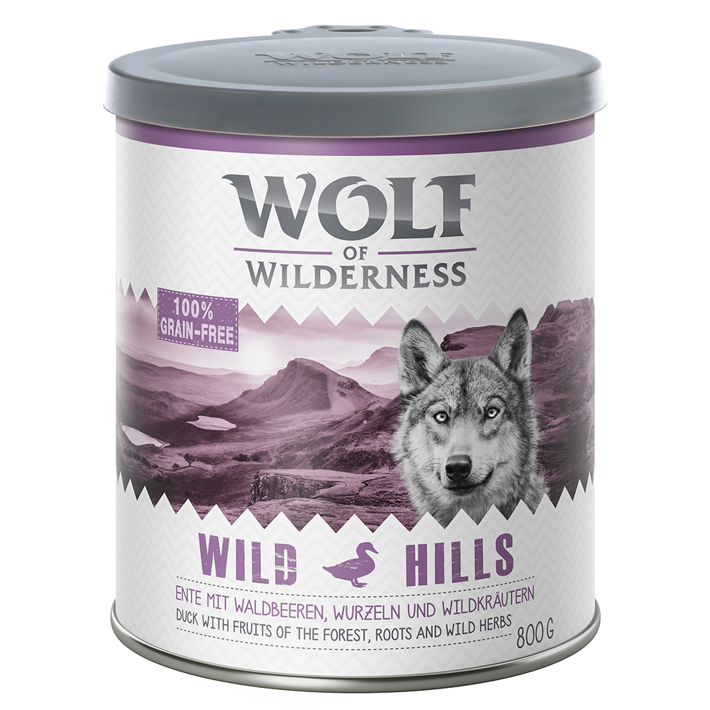 Fotografie produktu: Wolf of Wilderness víko na konzervu - 3 kusy, Ø 7,5 cm (400 g) + Ø 10 cm (800 g)