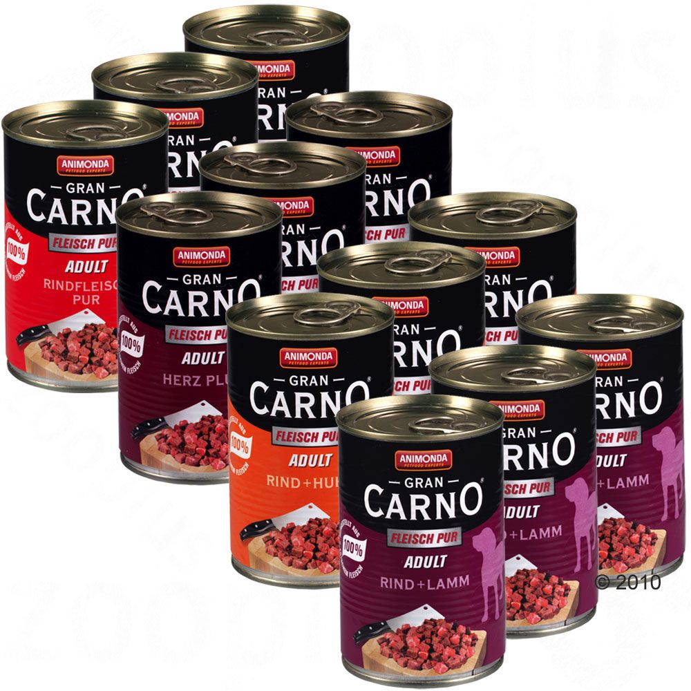GranCarno Adult dog food is made exclusively using fresh meat to produce exquisite easy to chew chunks of meat GranCarno Adult dog food is made exclusively using fresh meat to produce exquisite easy to chew chunks of meat