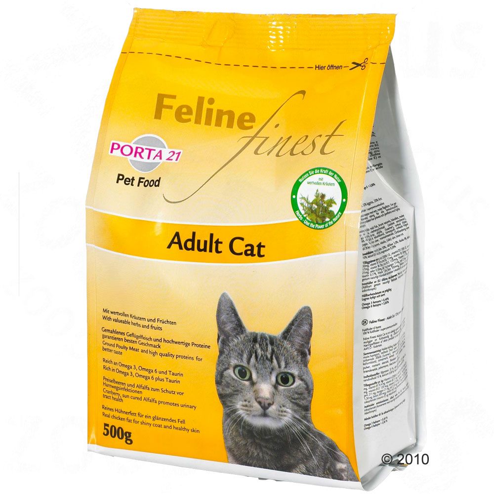 Porta 21 Feline Finest Adult Cat is a premium quality healthy and natural complete cat food Porta 21 Feline Finest Adult Cat is a premium quality healthy and natural complete cat food