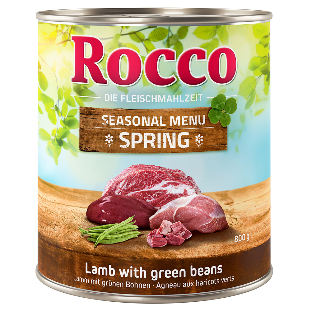Fotografie produktu: Rocco jarní menu jehněčí se zelenými fazolkami - 24 x 800 g