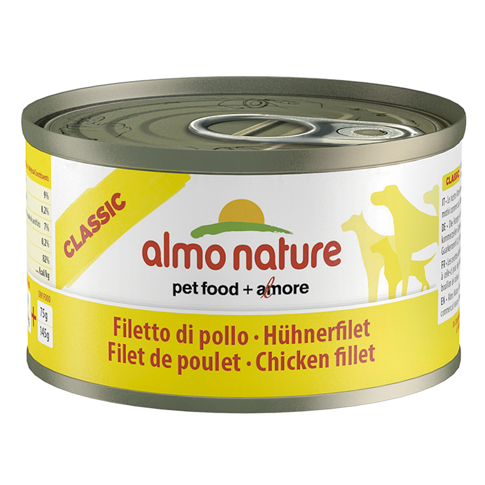 Fotografie produktu: Almo Nature Dog HFC 24 x 95 g - Kuřecí plátky