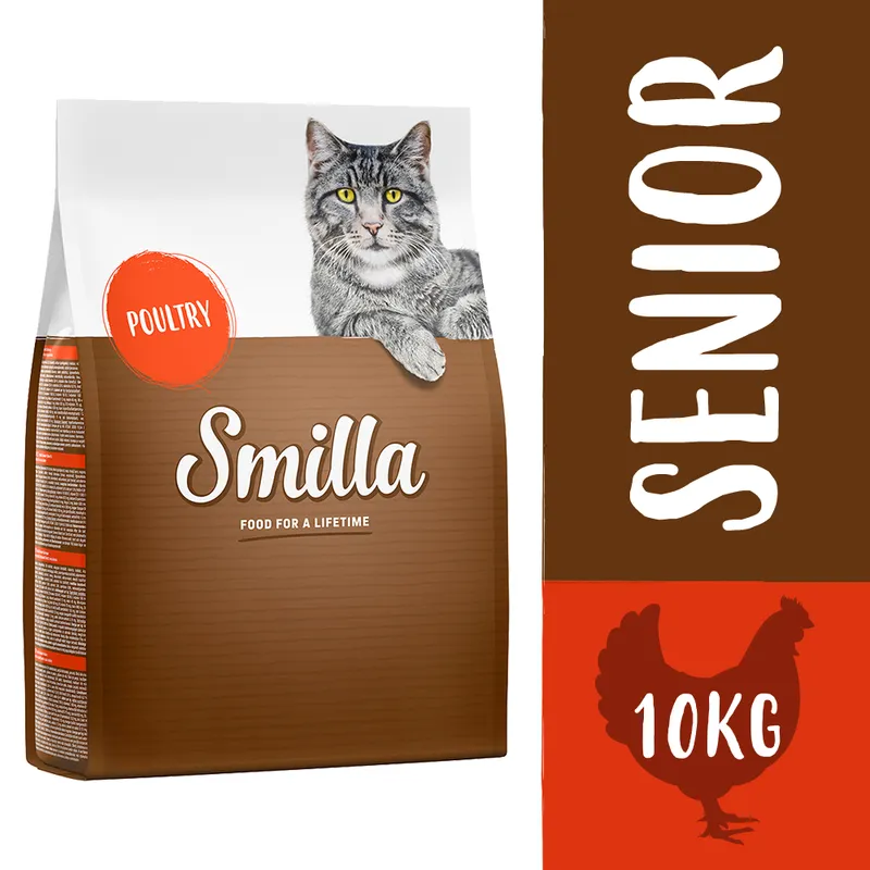 Smilla 2 x 10 kg pienso para gatos - Pack Ahorro - Senior con ave