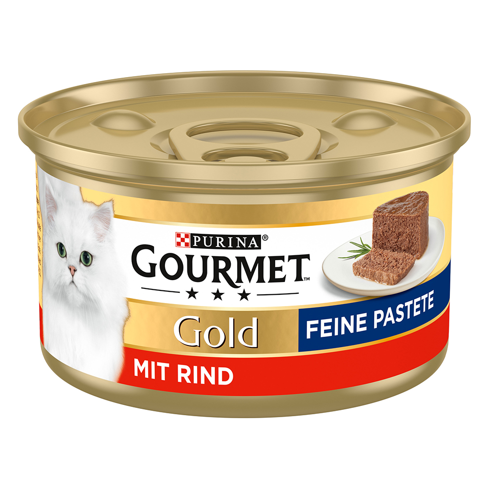 Gourmet Gold Mousse e Paté 24 x 85 g Umido per gatto - Paté: Coniglio