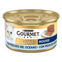 Gourmet Gold Mousse e Paté 24 x 85 g Umido per gatto - Mousse: Pesce dell'Oceano