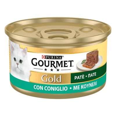 Purina Gourmet Gold Mousse 24 x 85 g - Pack Ahorro Terrine - Conejo
