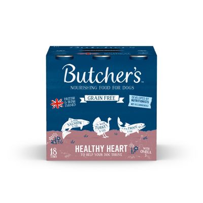 Butcher's Grain Free Healthy Heart 18 x 390g Mixed Pack