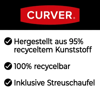 CURVER. Gemaakt van 95% gerecycled kunststof, 100% recyclebaar, inclusief kattenbakschep. CURVER. Gemaakt van 95% gerecycled kunststof, 100% recyclebaar, inclusief kattenbakschep.