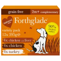 Forthglade Just 90% Grain-Free Adult Dog - Just Poultry - 12 x 395g