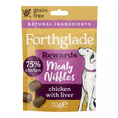Forthglade Meaty Nibbles - Chicken with Liver - 70g
