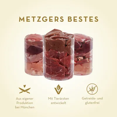 Terra Canis Metzgers Bestes 6 x 400 g pour chien - pur poulet