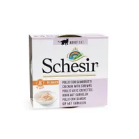 Schesir in Salsa naturale 6 x 70 g - Pollo con Gamberetti