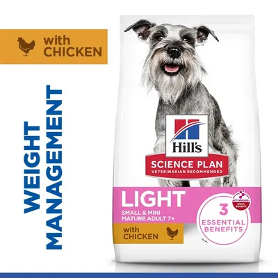 Hill's Science Plan Mature Adult 7+ Small & Mini Light с пиле - 2,5 кг