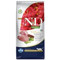 Farmina N&D Quinoa Weight Management Cordero, Quinoa, Brócoli y Espárragos - 2 x 5 kg