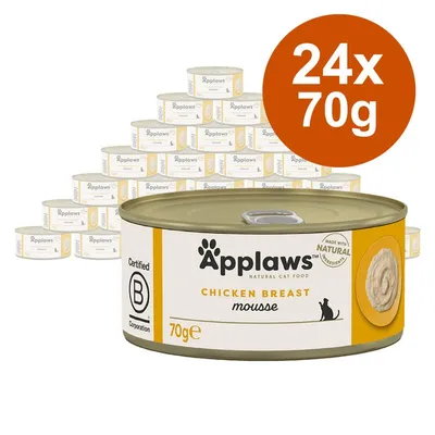 Sparepakke Applaws Mousse 24 x 70 g
