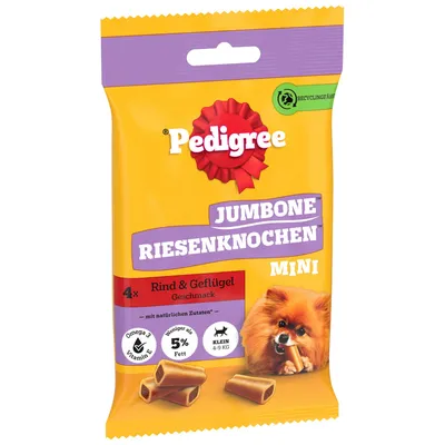 Pedigree Jumbone Mini - Nötkött 6 x 160 g (6 x 4 st) 